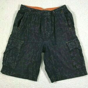 Vintage WORLD INDUSTRIES 90’s Skateboard Boys Cargo Camo Shorts Y2K